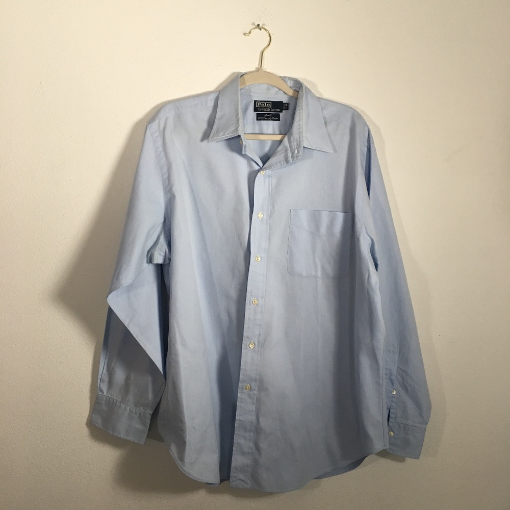 Ralph Lauren Polo, Pale Blue Men's Dress Shirt